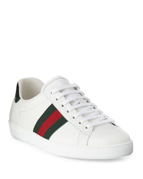 gucci trainer sale mens|Gucci ace men's trainers.